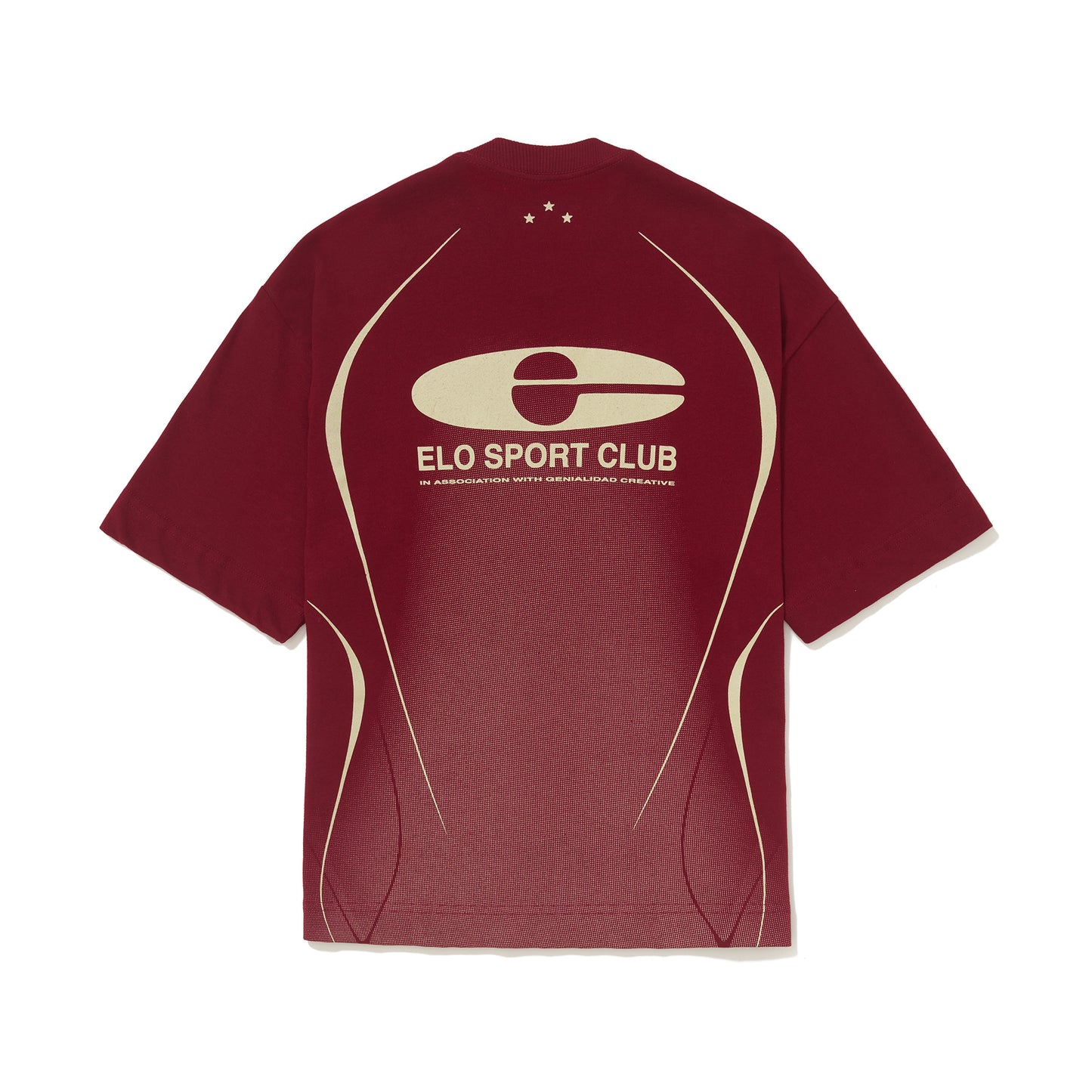 CAMISETA OVER SPORT CLUB  VINHO