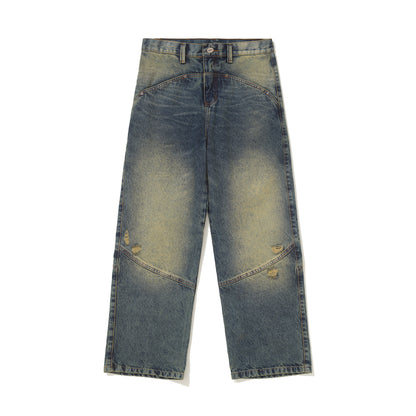 CALCA JEANS PAINTING DAY - VERDE