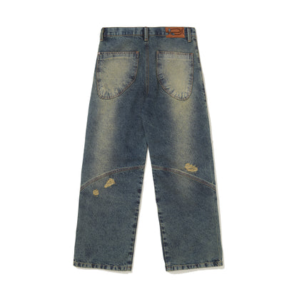 CALCA JEANS PAINTING DAY - VERDE