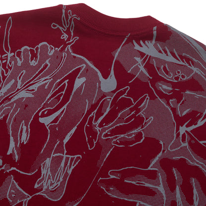 CAMISETA OVER YET   VINHO