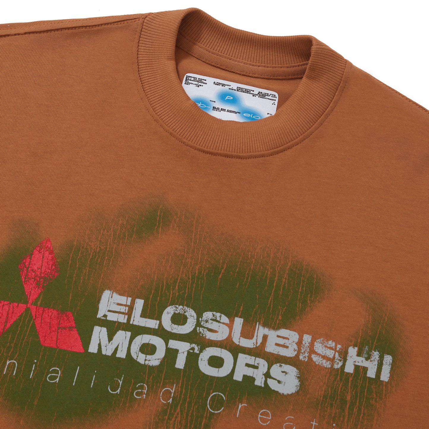 CAMISETA OVER ELOSUBISHI  CAQUI