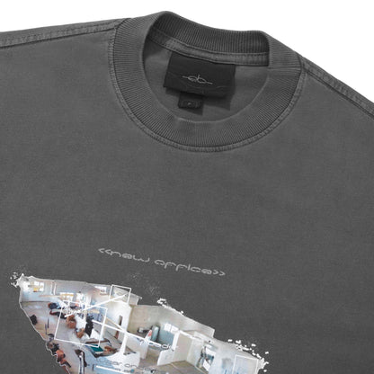 CAMISETA OVER NEW OFFICE  PRETO