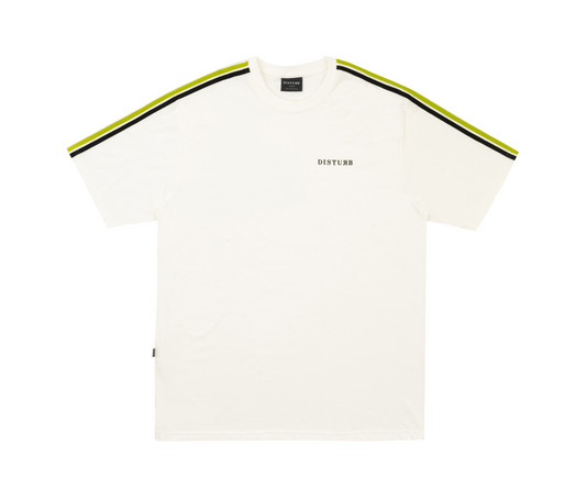 Stripe Logo TShirt In OffWhite