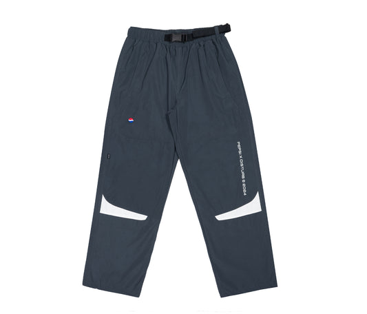 Globe Nylon Pants In Dark Grey