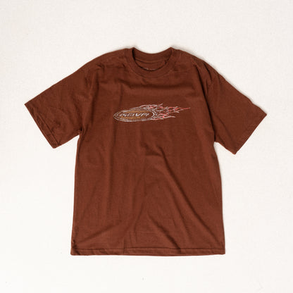 Camiseta AQVA Flame Logo BROWN