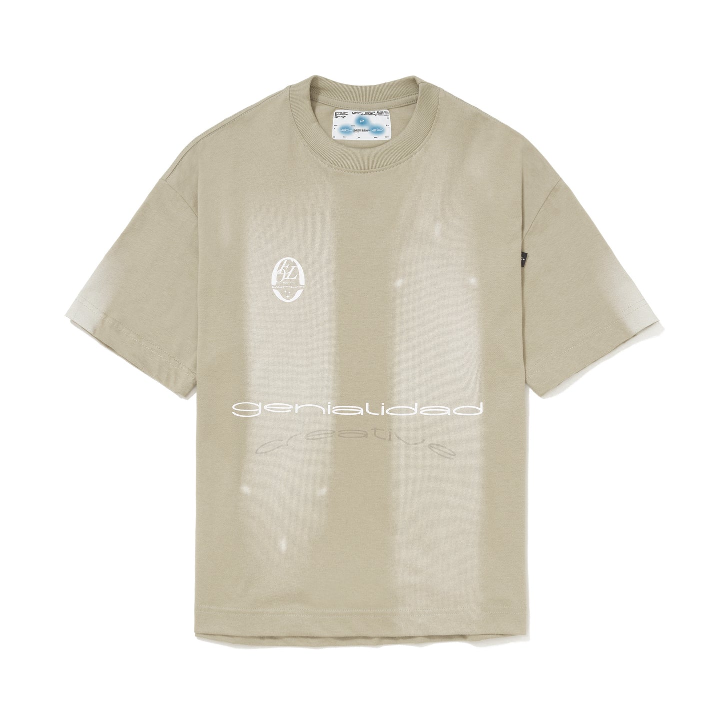CAMISETA REGULAR MESSIAS JERSEY  BEGE