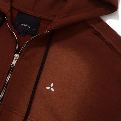 MOLETOM FLEECE ACRO - MARROM