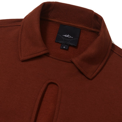 MOLETOM FLEECE  P11 - MARROM