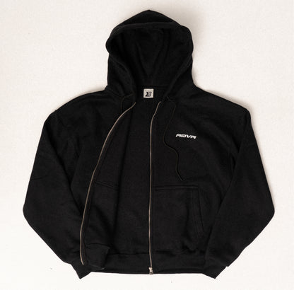 Zip Hoodie AQVA BLACK