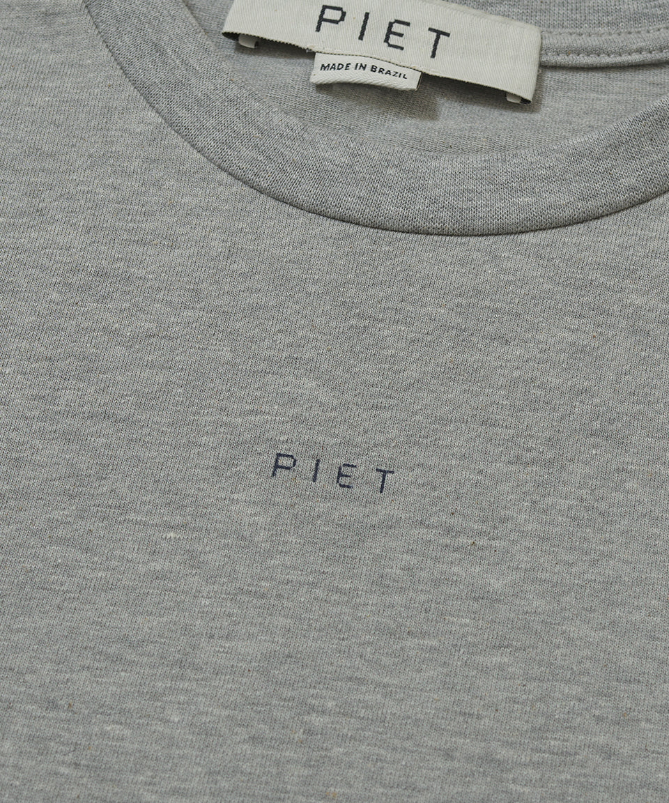 Logo Tshirt  Grey Melange