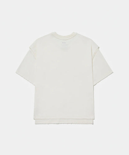 Layered Tshirt Bone White