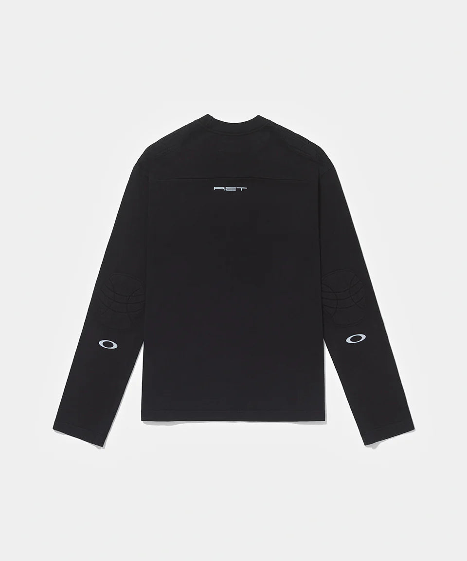 Padded Long Sleeve Tshirt  Black