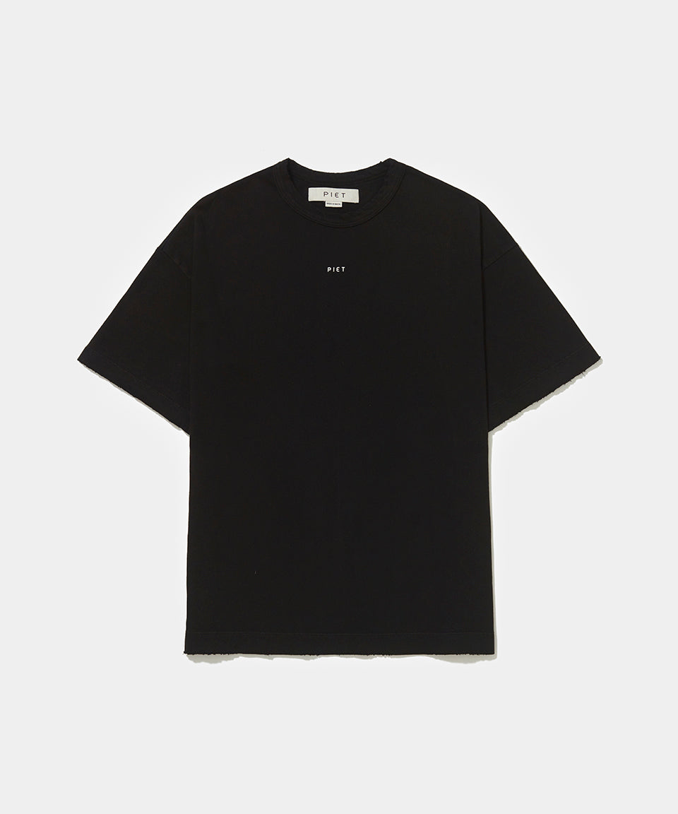 Sun Faded Basics Tee Black