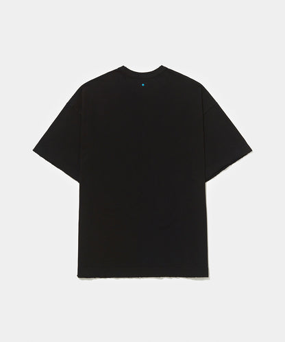 Sun Faded Basics Tee Black