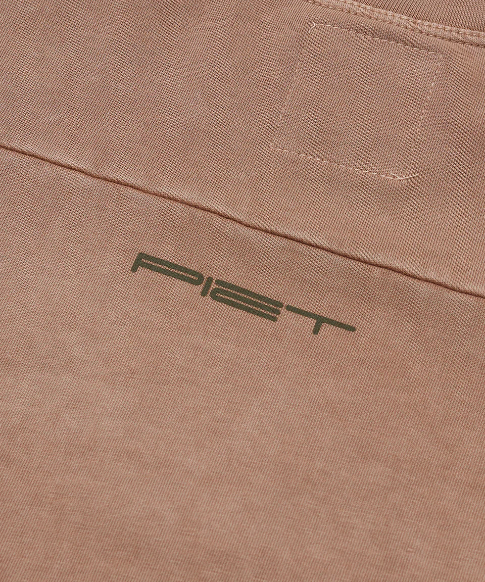 Padded Long Sleeve Tshirt  Dark Tan