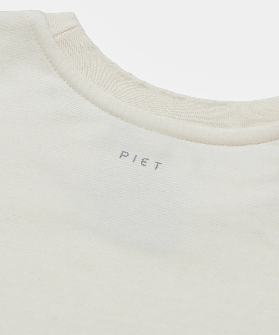 Layered Tshirt Bone White