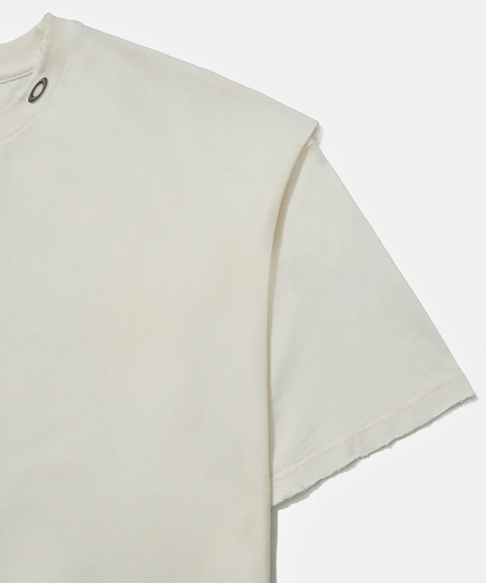 Layered Tshirt Bone White