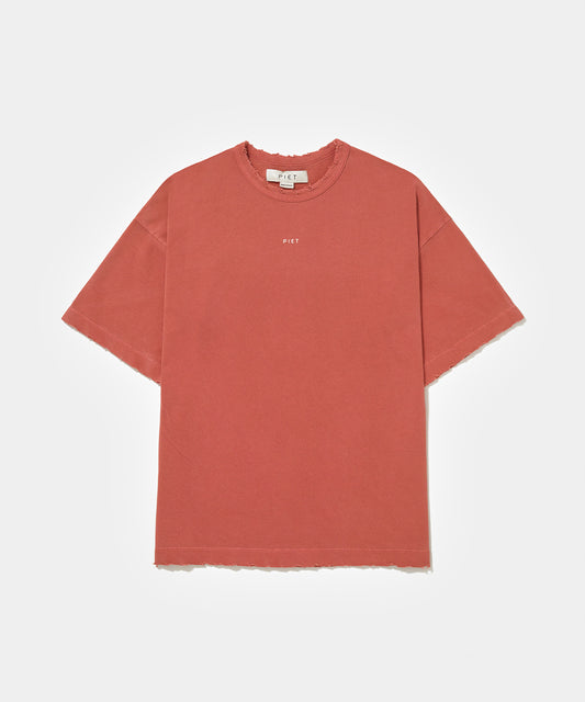 Sun Faded Basics Tee Red