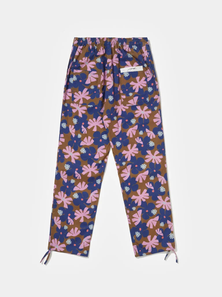 Flower Cotton Twill Trousers