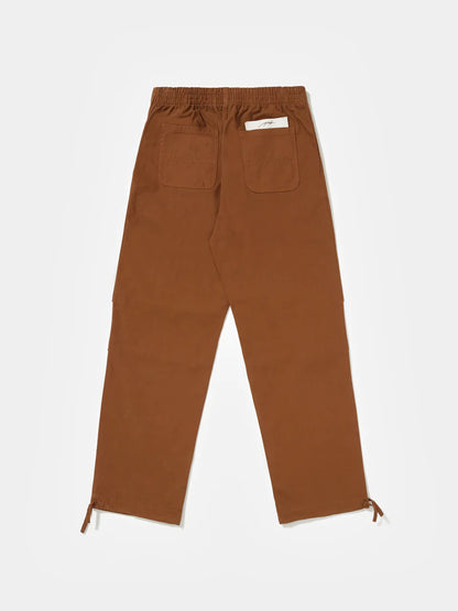 Cotton Twill Trousers Brown