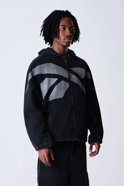 ZIP HOODIE BRAND CUT