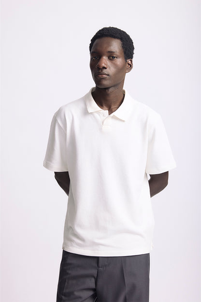 Embroided Piquet Polo  Off