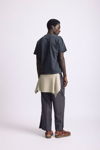 Star Boxy Tshirt  Black