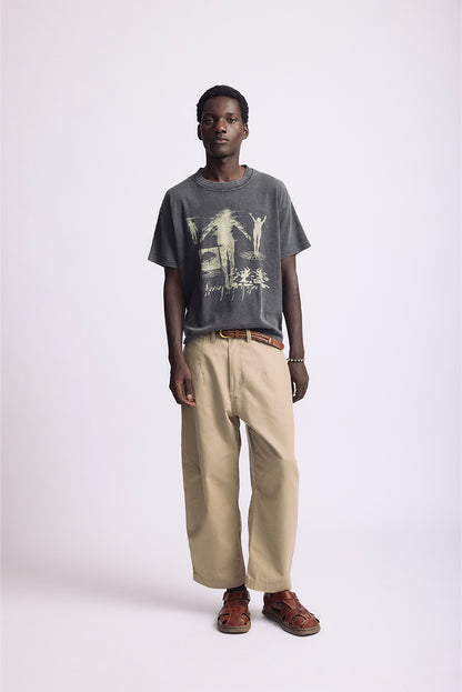 Synergy Boxy Heavy Tshirt  Stoned Black