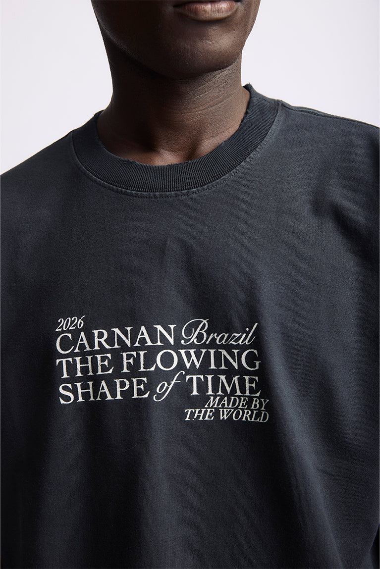 Title Boxy Tshirt  Black