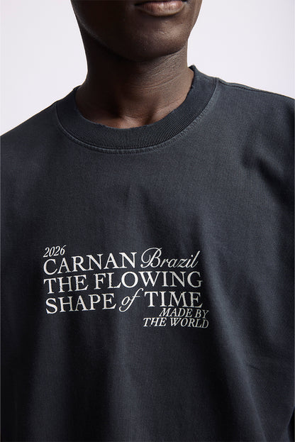 Title Boxy Tshirt  Black