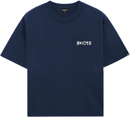 PICTOGRAM BOXY TEE AZUL MARINHO