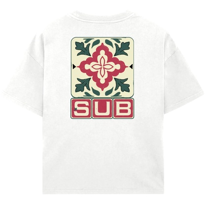 LETTER BOXY TEE OFF WHITE