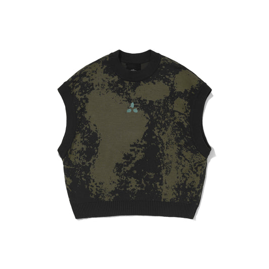 SWEATER GOLF YOKE - PRETO