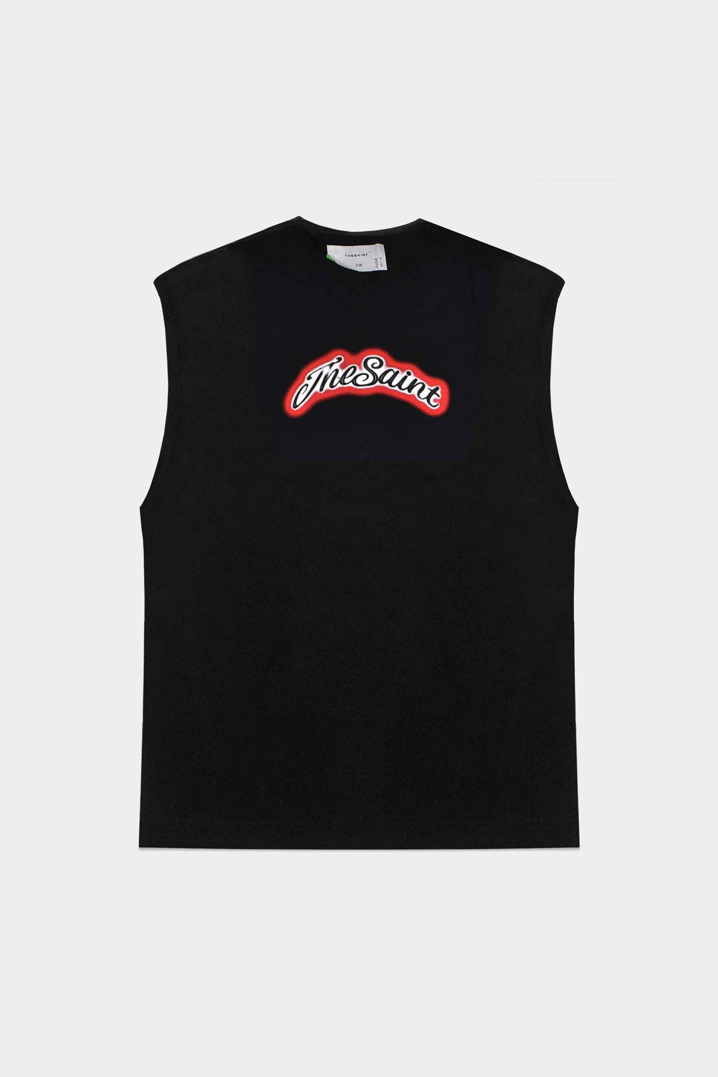 TANK TOP THESAINT AIRBRUSH BLACK