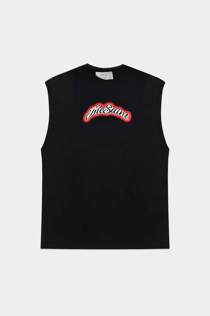 TANK TOP THESAINT AIRBRUSH BLACK