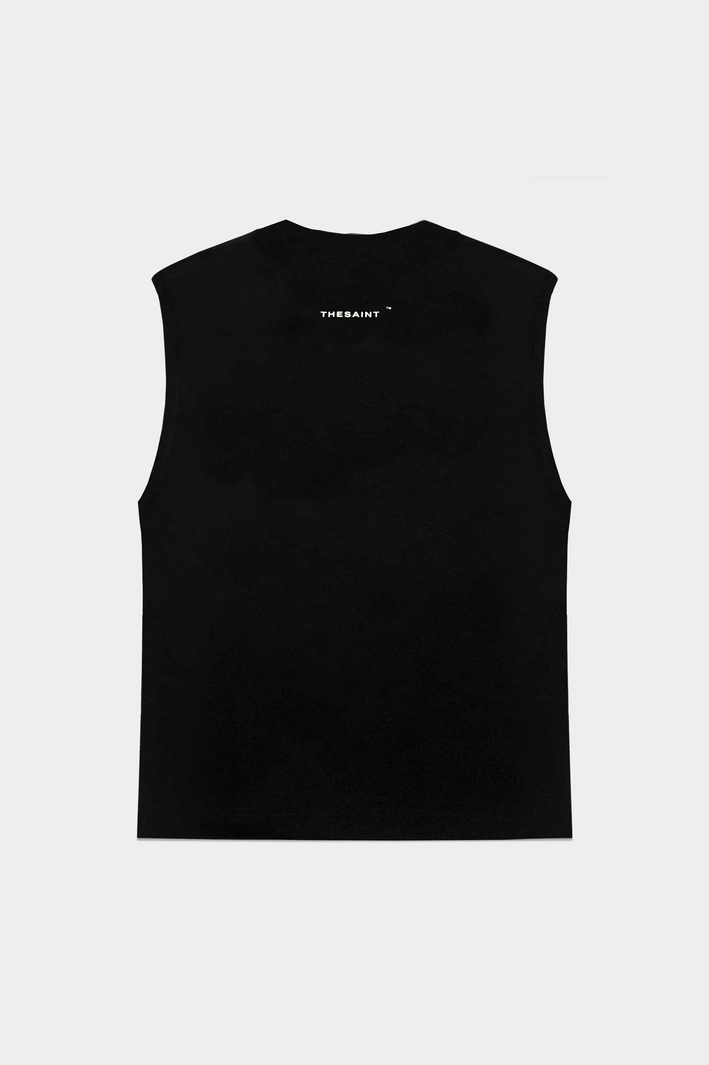 TANK TOP THESAINT AIRBRUSH BLACK