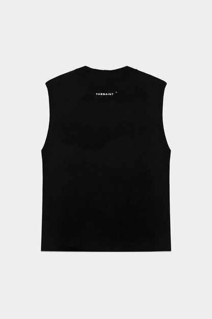TANK TOP THESAINT AIRBRUSH BLACK