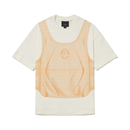 CAMISETA REGULAR  VEST  BRANCO OFF